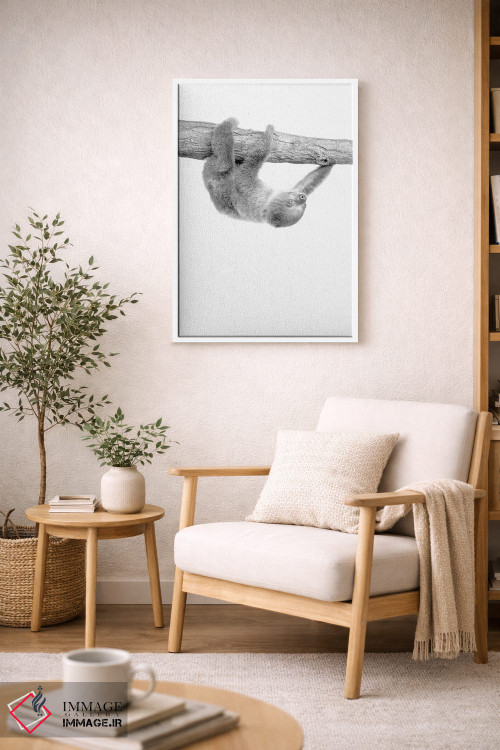 تابلو دکوراتیو تنبل کوچولو III اثر کیمبرلی آلن - D5W