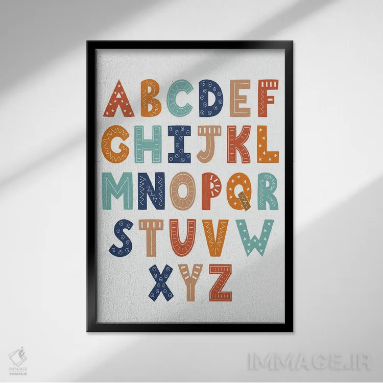 تابلو دکوراتیو بزرگ نشو III اثر کیمبرلی آلن - نمای قابدار مشکی