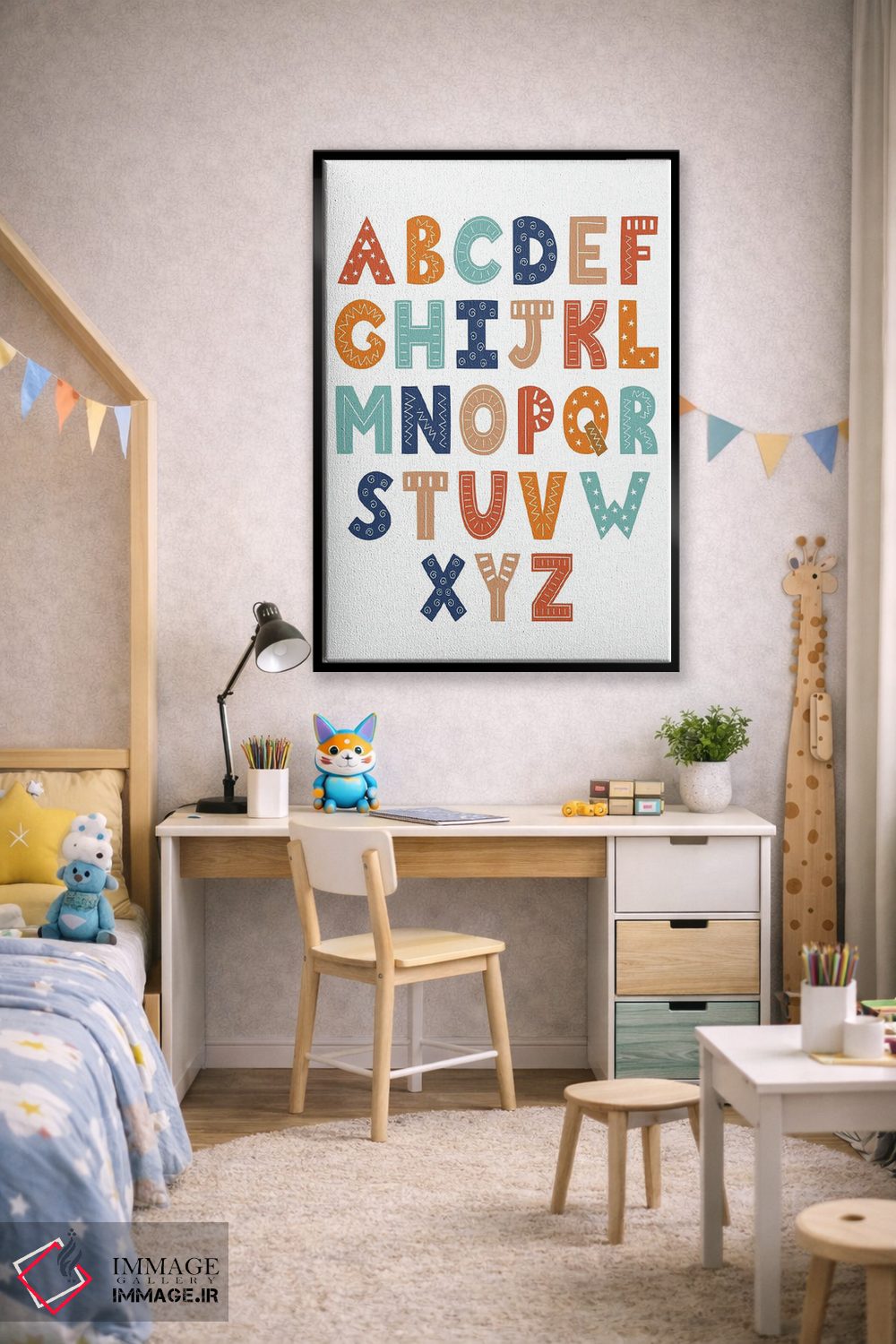 تابلو دکوراتیو بزرگ نشو III اثر کیمبرلی آلن - D1B