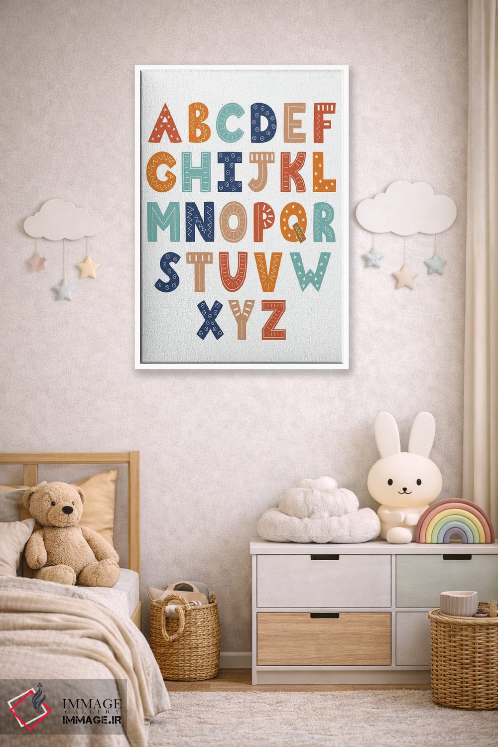 تابلو دکوراتیو بزرگ نشو III اثر کیمبرلی آلن - D3W