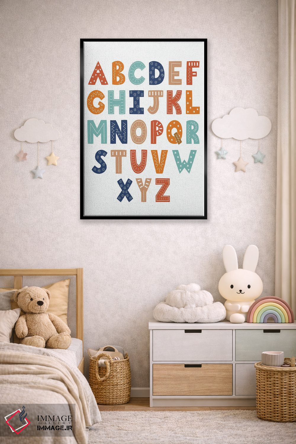 تابلو دکوراتیو بزرگ نشو III اثر کیمبرلی آلن - D5B