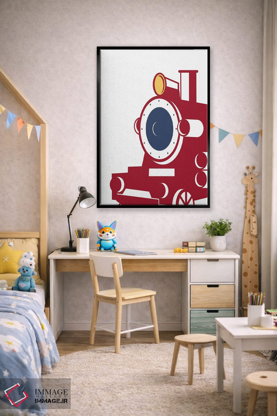 تابلو دکوراتیو بخور، بخواب، قطارها III اثر کیمبرلی آلن - D2B