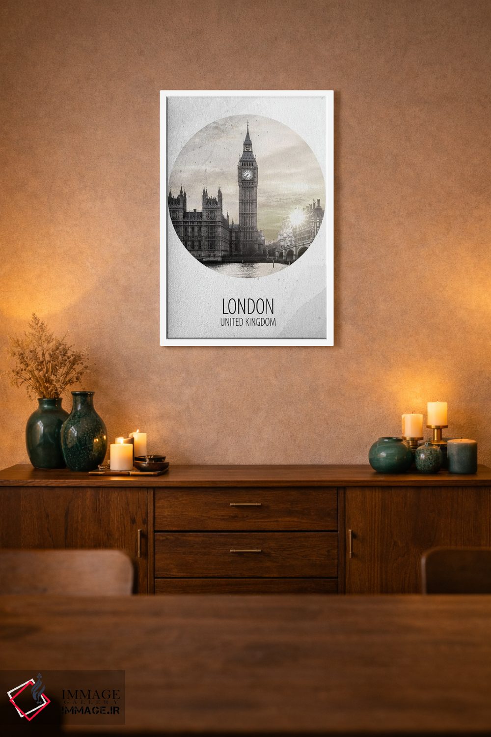 تابلو دکوراتیو لندن اثر کیمبرلی آلن - D1W