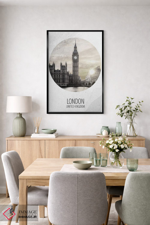 تابلو دکوراتیو لندن اثر کیمبرلی آلن - D6B