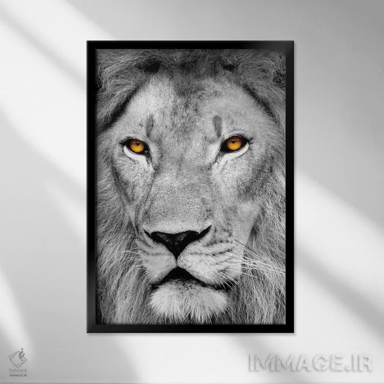 تابلو دکوراتیو صخره من II اثر کیمبرلی آلن - نمای قابدار مشکی