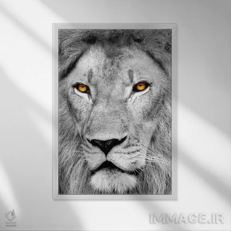تابلو دکوراتیو صخره من II اثر کیمبرلی آلن - نمای قابدار سفید