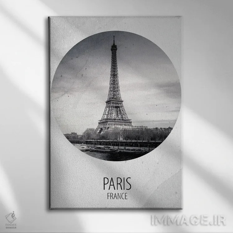 تابلو دکوراتیو پاریس اثر کیمبرلی آلن - نمای روبهرو روی دیوار
