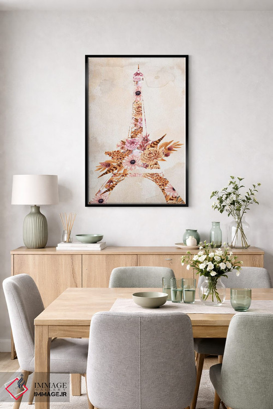 تابلو دکوراتیو شکوفه های پاییزی پاریس I اثر کیمبرلی آلن - D6B