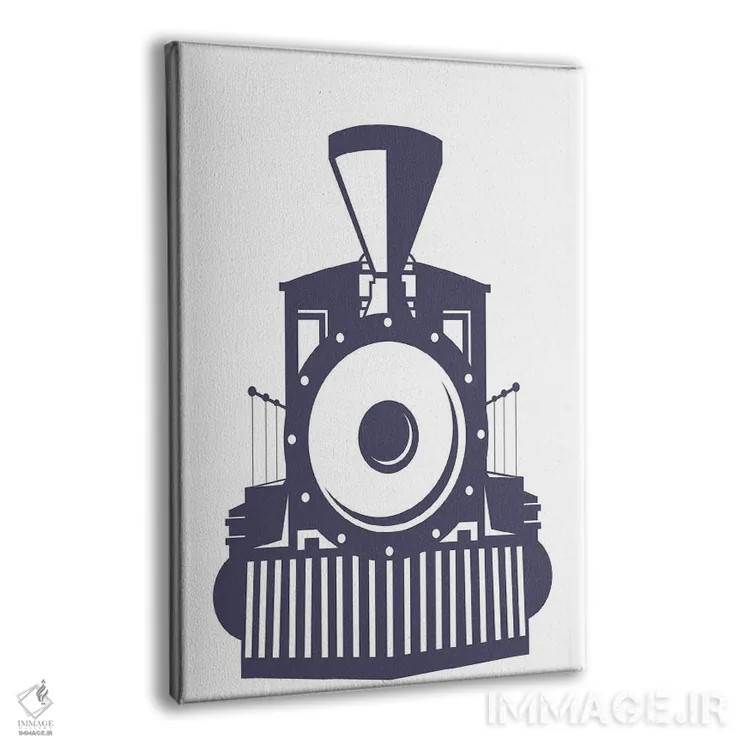 تابلو دکوراتیو ریل راه آهن II اثر کیمبرلی آلن - نمای پرسپکتیو محصول