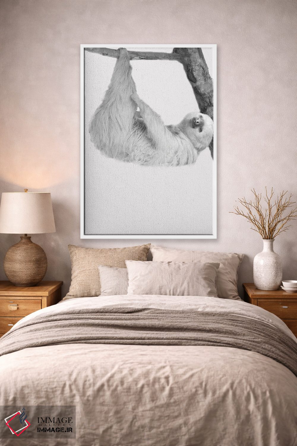 تابلو دکوراتیو تنبل های بامزه I اثر کیمبرلی آلن - D1W