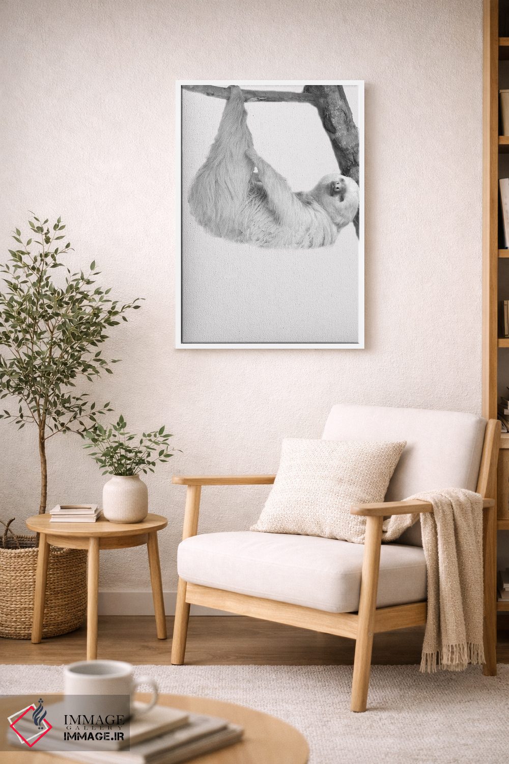 تابلو دکوراتیو تنبل های بامزه I اثر کیمبرلی آلن - D6W