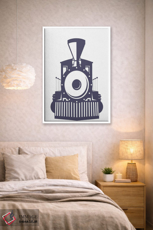 تابلو دکوراتیو ریل راه آهن II اثر کیمبرلی آلن - D1W