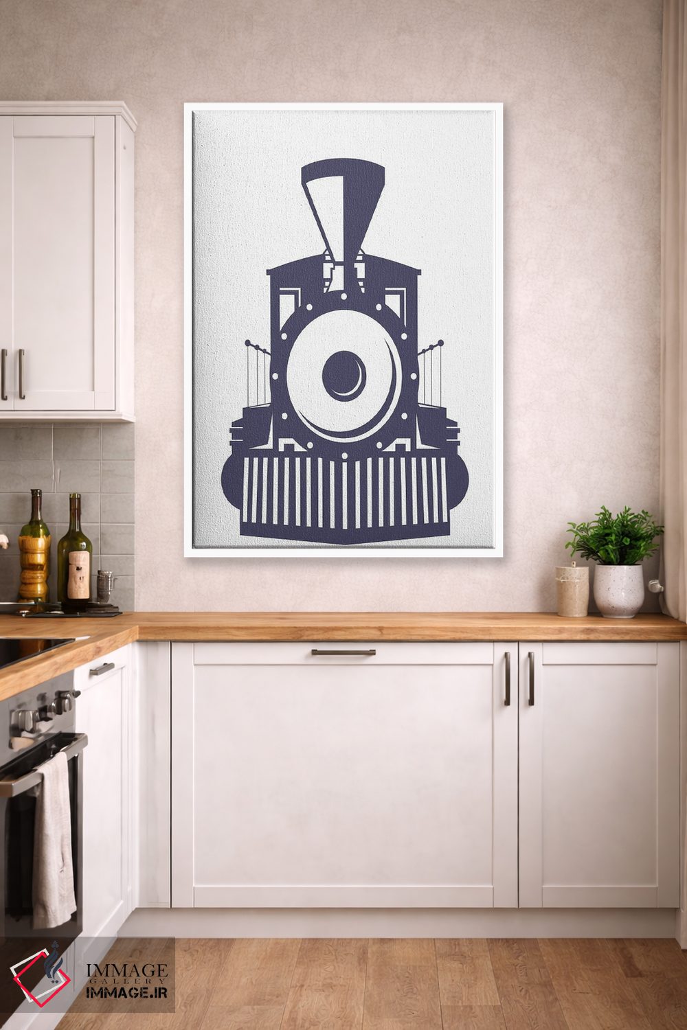 تابلو دکوراتیو ریل راه آهن II اثر کیمبرلی آلن - D4W