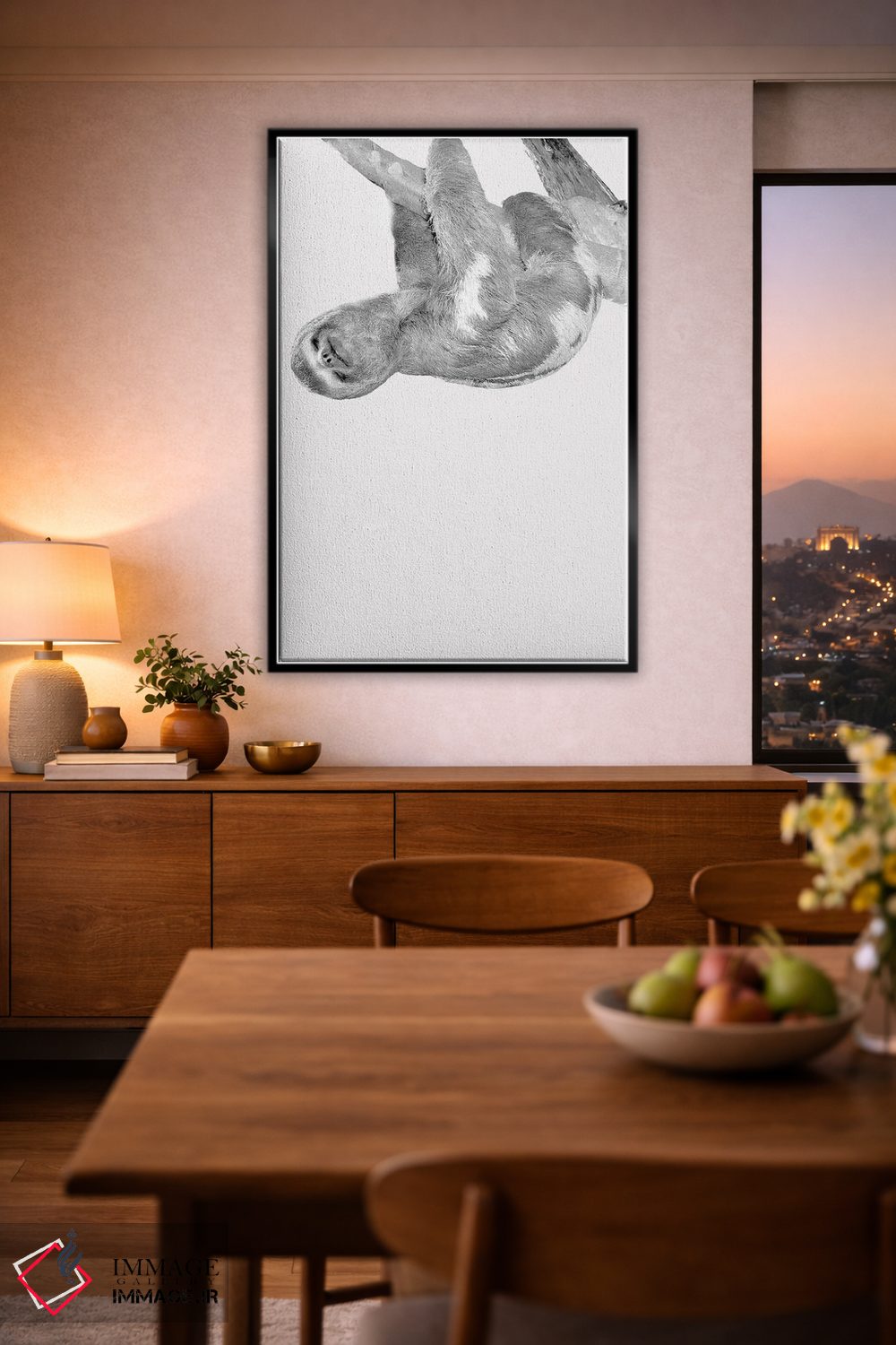 تابلو دکوراتیو تنبل های بامزه III اثر کیمبرلی آلن - D3B