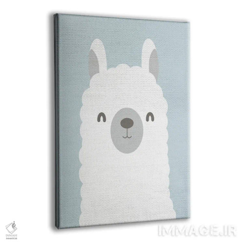 تابلو دکوراتیو لاما لاما I اثر کیمبرلی آلن - نمای پرسپکتیو محصول