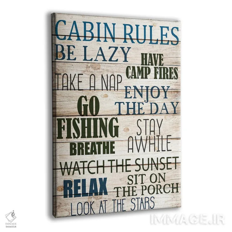 تابلو دکوراتیو آتش کمپ روشن کن اثر کیمبرلی آلن - نمای پرسپکتیو محصول