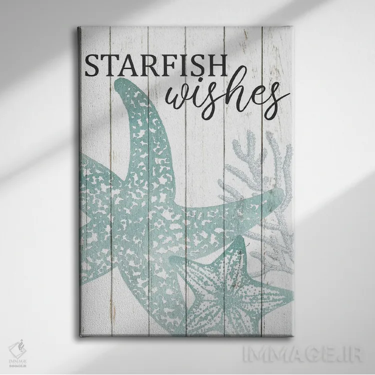 تابلو دکوراتیو زندگی پری دریایی II اثر کیمبرلی آلن - نمای روبهرو روی دیوار