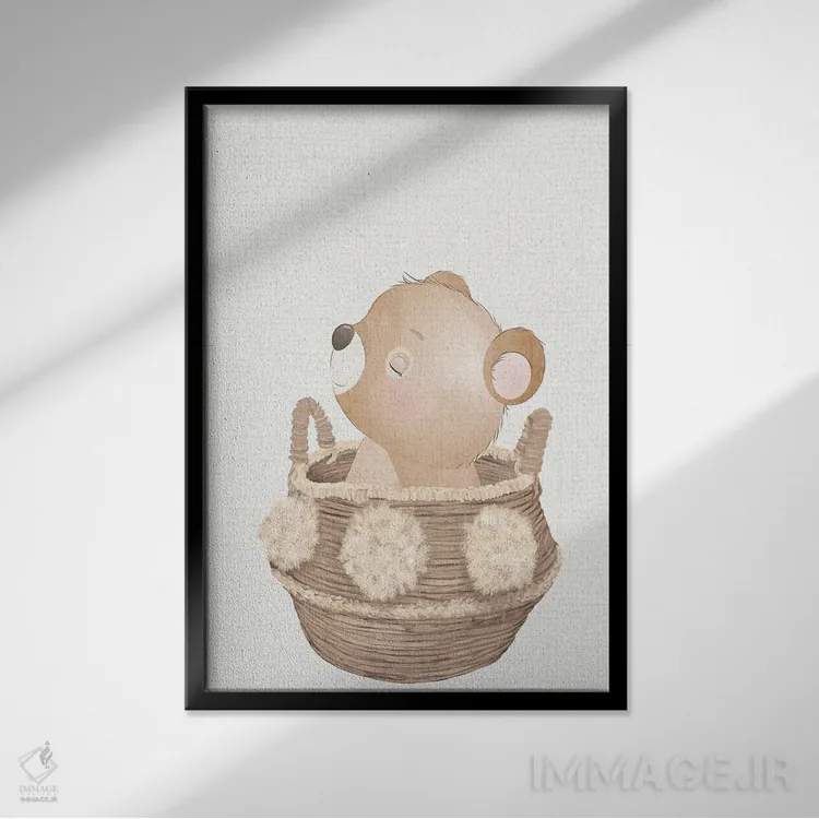 تابلو دکوراتیو همیشه دوستت خواهم داشت I اثر کیمبرلی آلن - نمای قابدار مشکی