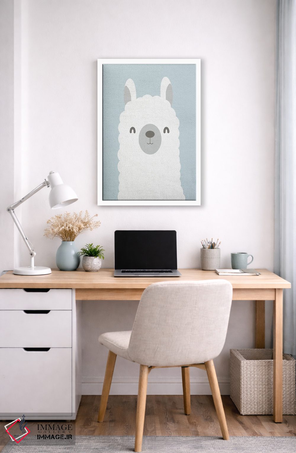 تابلو دکوراتیو لاما لاما I اثر کیمبرلی آلن - D5W