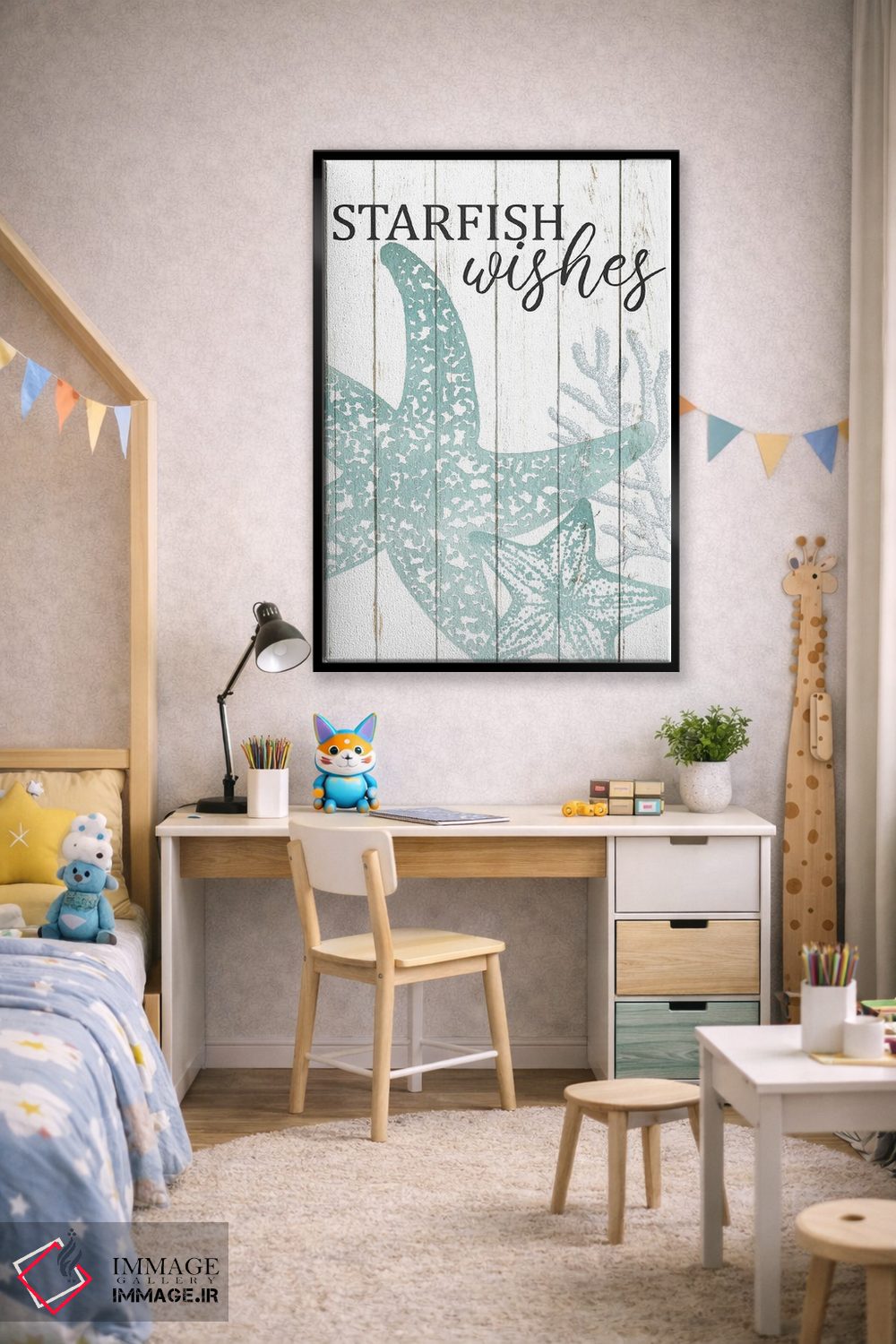 تابلو دکوراتیو زندگی پری دریایی II اثر کیمبرلی آلن - D2B