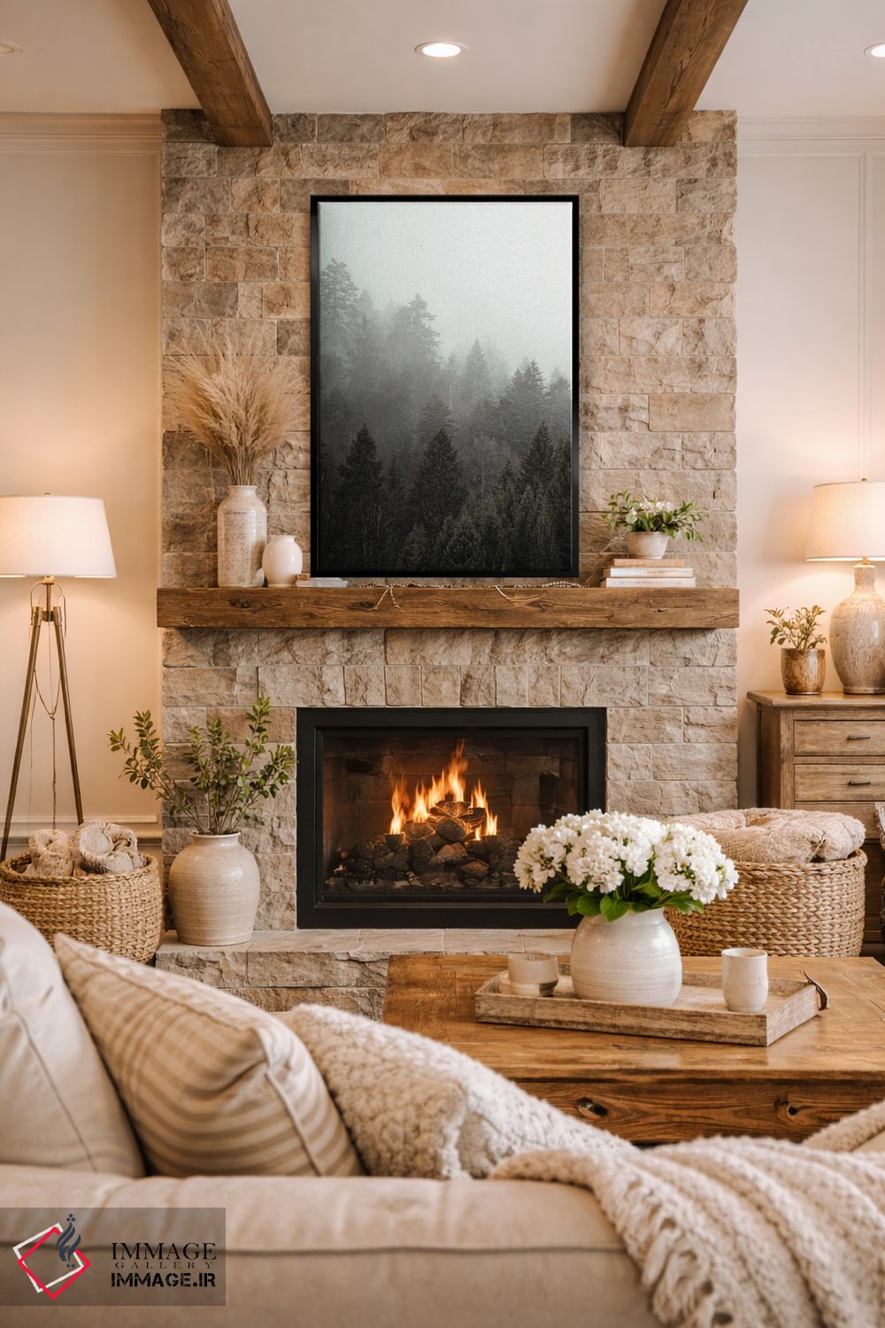 تابلو دکوراتیو مه I اثر کیمبرلی آلن - D2B