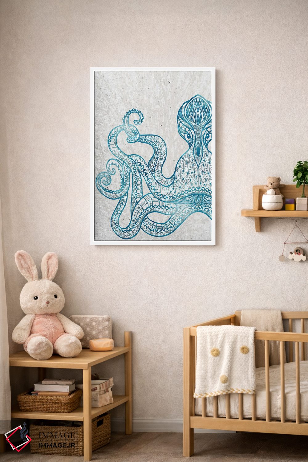 تابلو دکوراتیو موجود دریایی II اثر کیمبرلی آلن - D4W