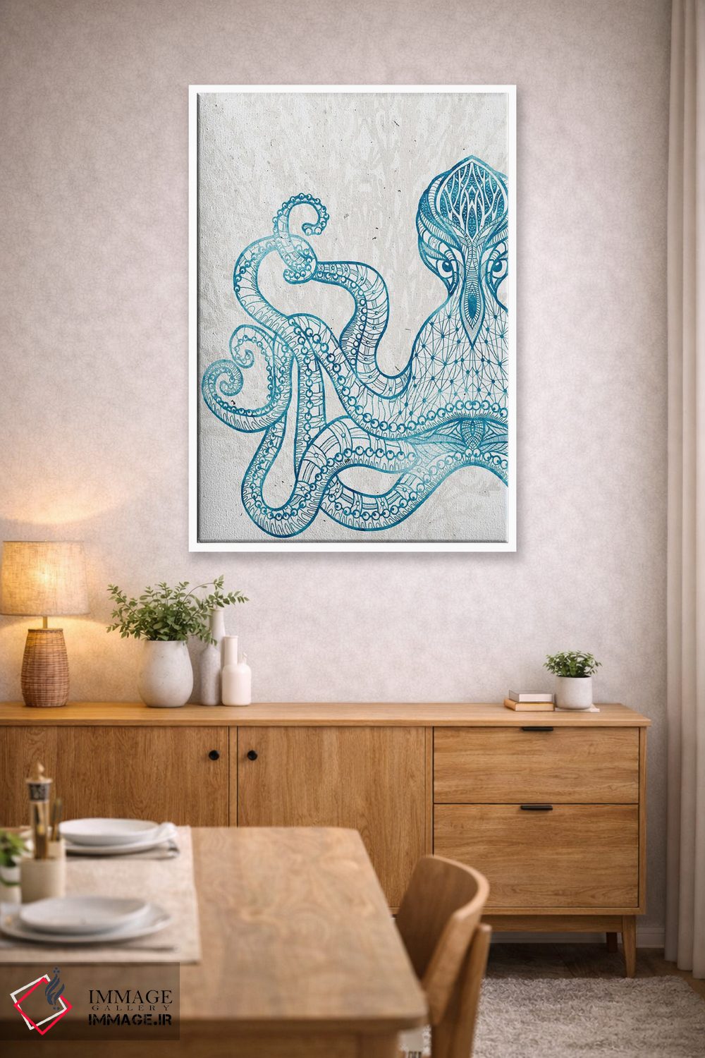 تابلو دکوراتیو موجود دریایی II اثر کیمبرلی آلن - D5W