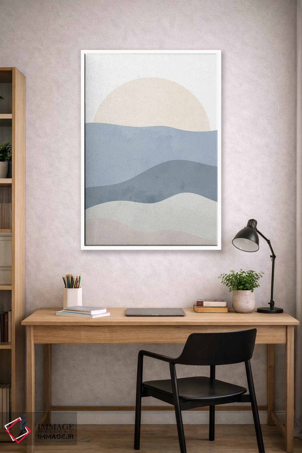 تابلو مینیمال امواج I اثر کیمبرلی آلن - D1W