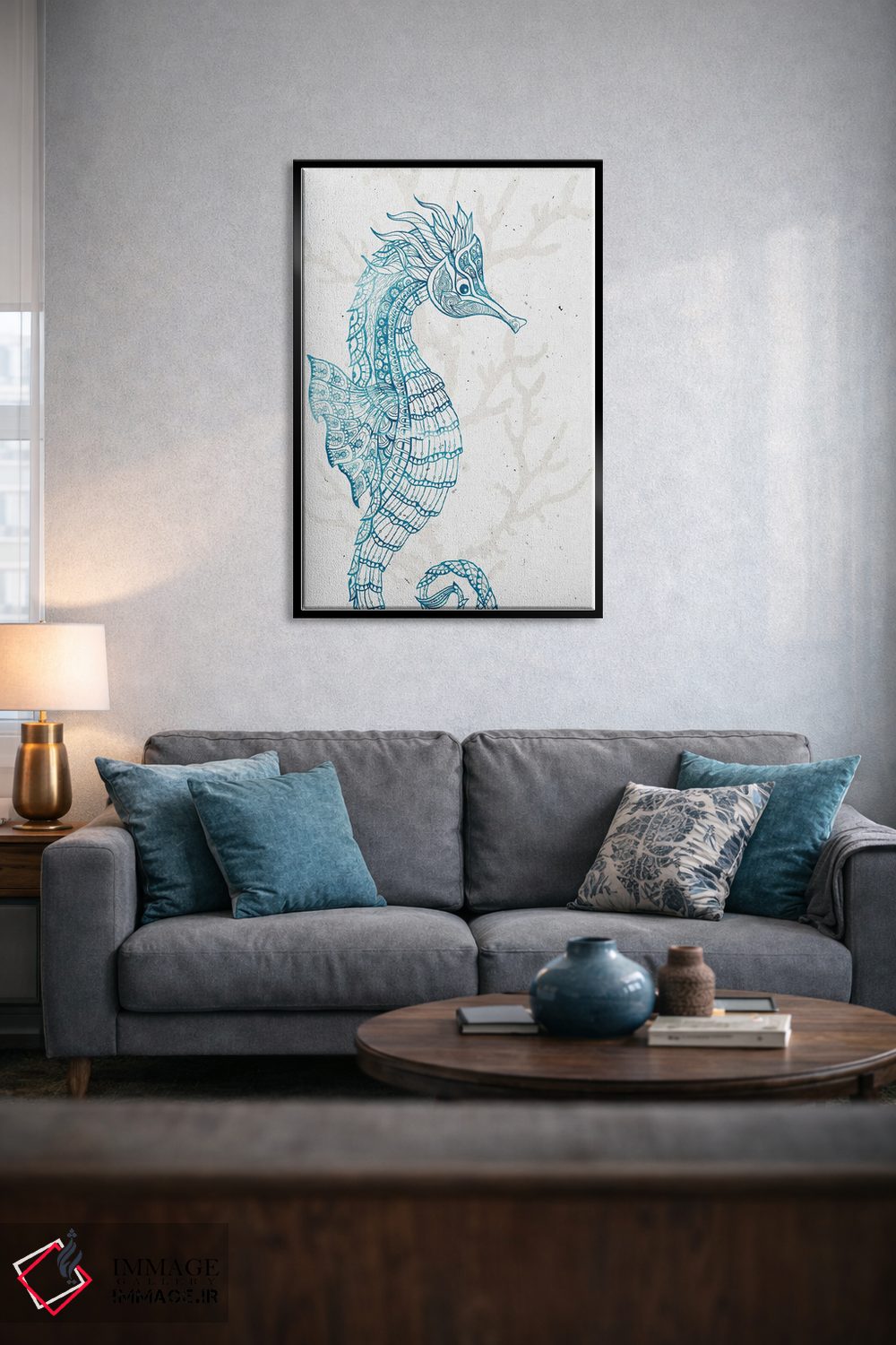 تابلو دکوراتیو موجود دریایی I اثر کیمبرلی آلن - D5B