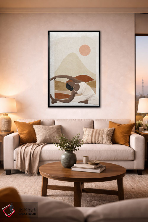 تابلو مدرن ژست I اثر کیمبرلی آلن - D2B