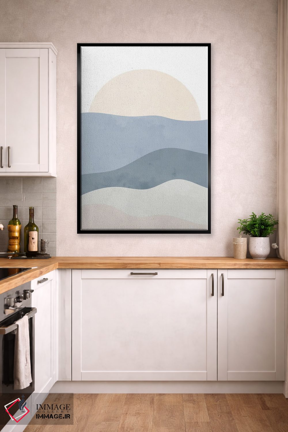 تابلو مینیمال امواج I اثر کیمبرلی آلن - D2B