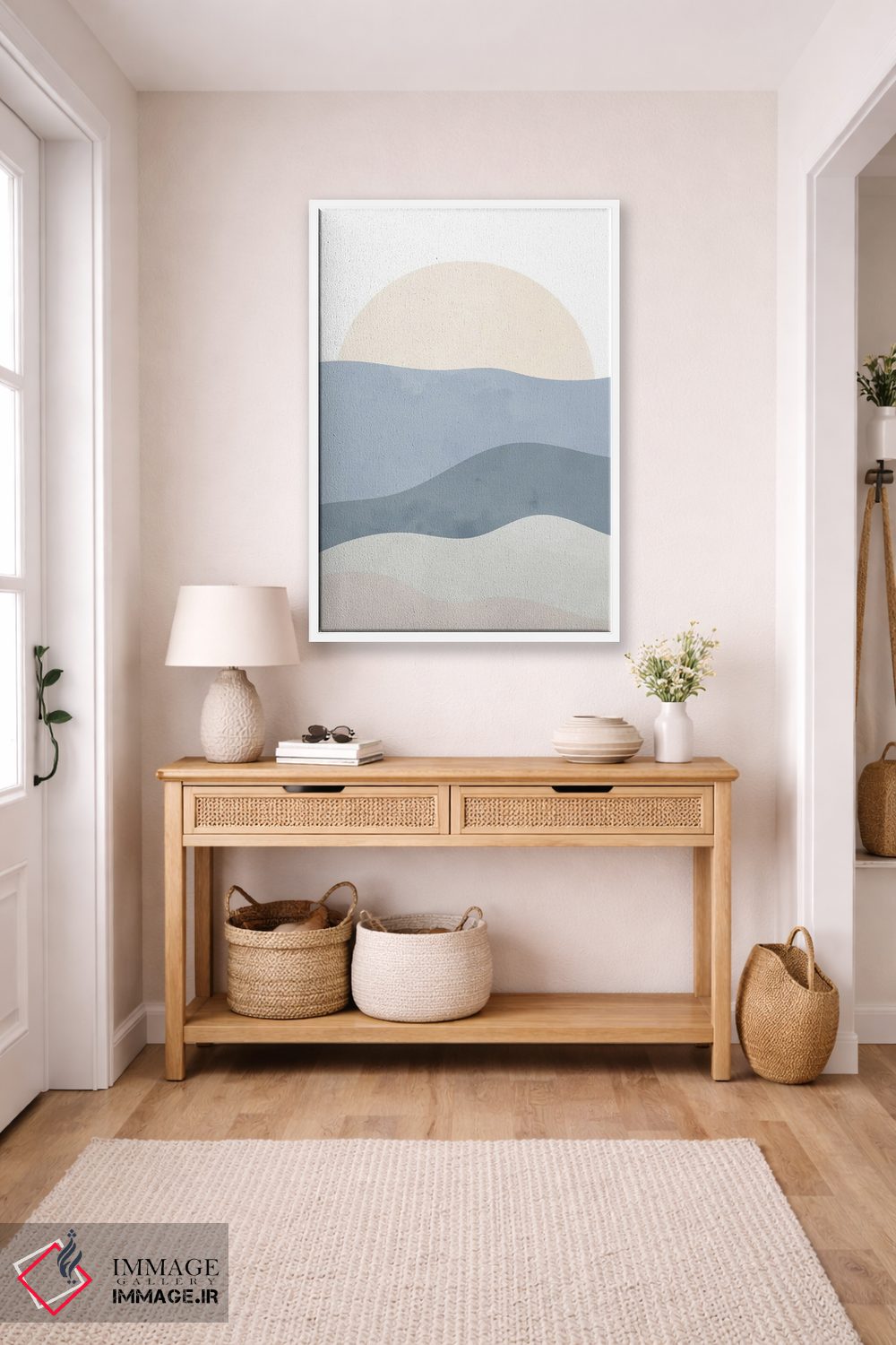 تابلو مینیمال امواج I اثر کیمبرلی آلن - D5W