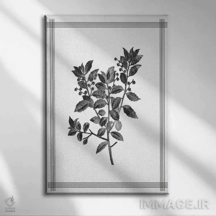 تابلو مینیمال فشرده اثر کیمبرلی آلن - نمای روبهرو روی دیوار