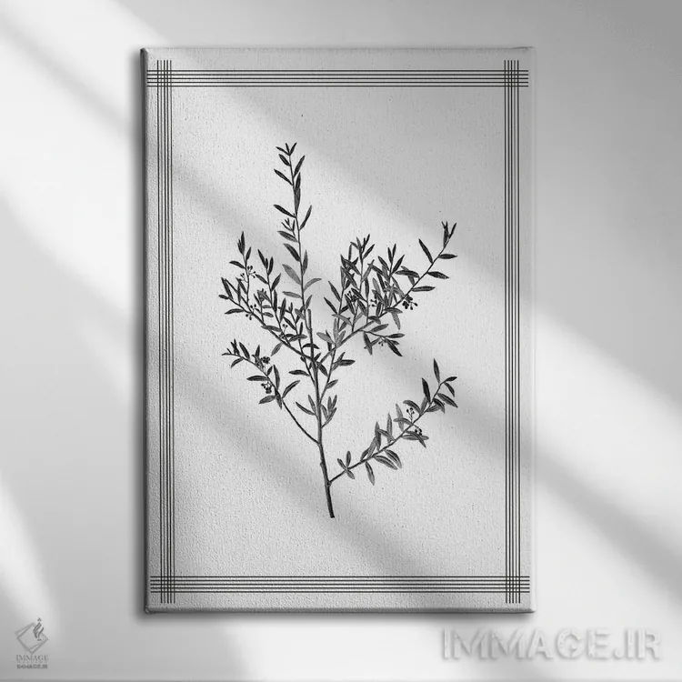 تابلو مینیمال فشرده اثر کیمبرلی آلن - نمای روبهرو روی دیوار