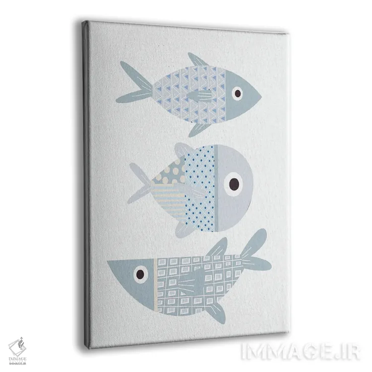 تابلو دکوراتیو ماهی اثر کیمبرلی آلن - نمای پرسپکتیو محصول