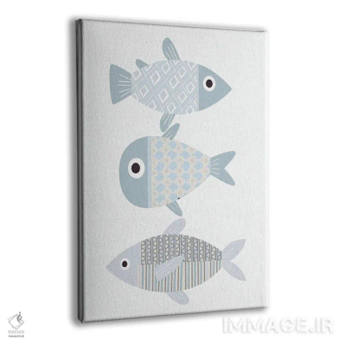 تابلو دکوراتیو ماهی اثر کیمبرلی آلن - نمای پرسپکتیو محصول