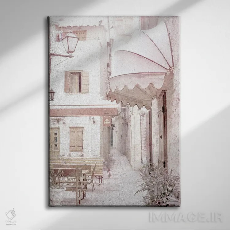 تابلو دکوراتیو نمای خیابان اثر کیمبرلی آلن - نمای روبهرو روی دیوار