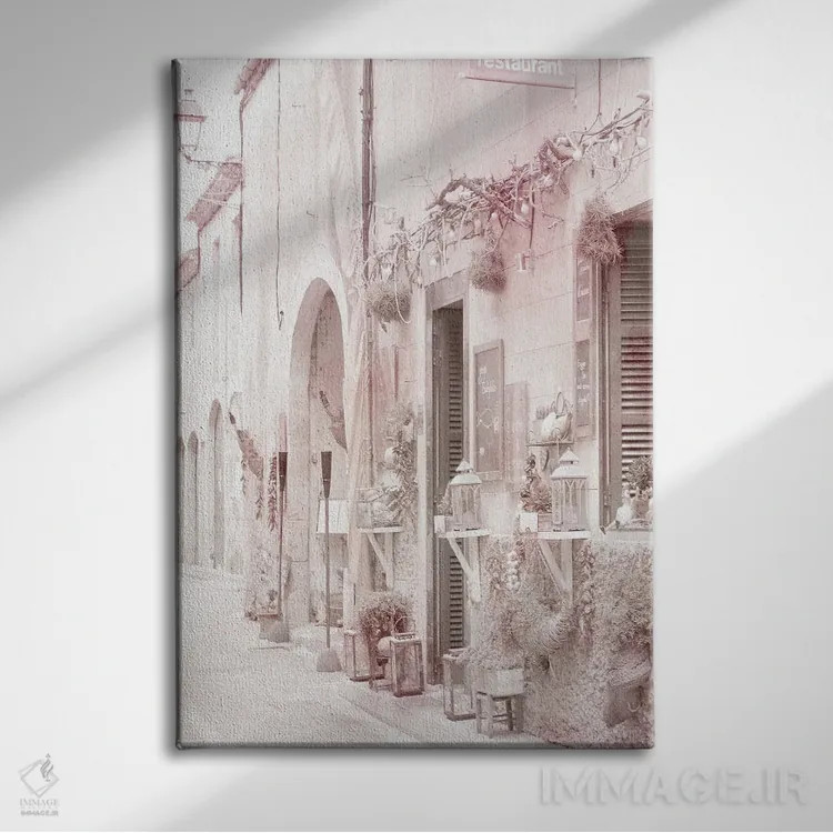 تابلو دکوراتیو نمای خیابان اثر کیمبرلی آلن - نمای روبهرو روی دیوار