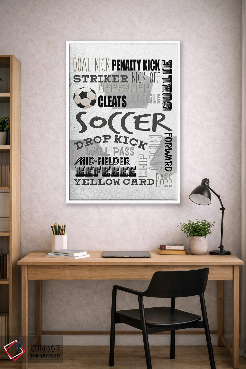 تابلو دکوراتیو ضربه دروازه اثر کیمبرلی آلن - D2W