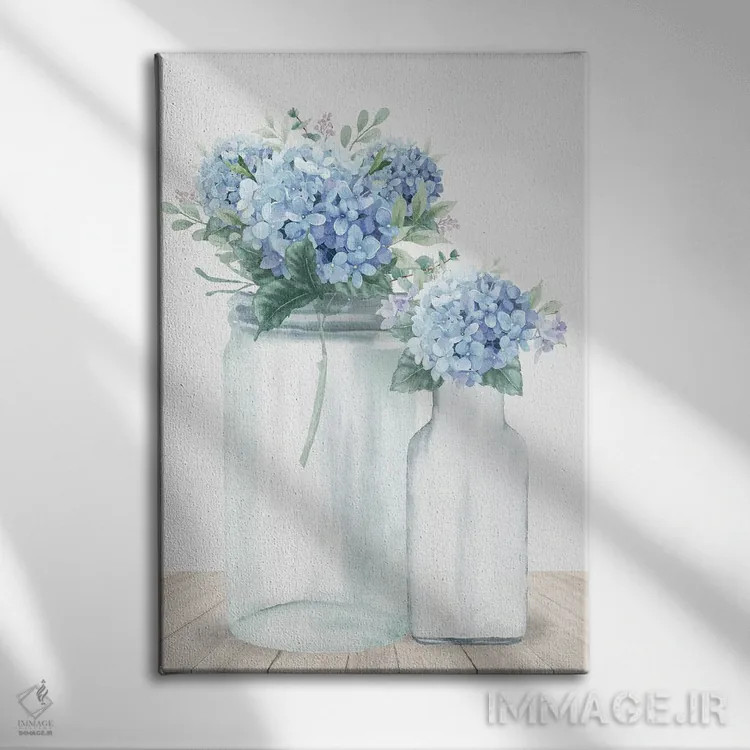 تابلو مدرن شیشه ادریسی شماره ۲ اثر کیمبرلی آلن - نمای روبهرو روی دیوار