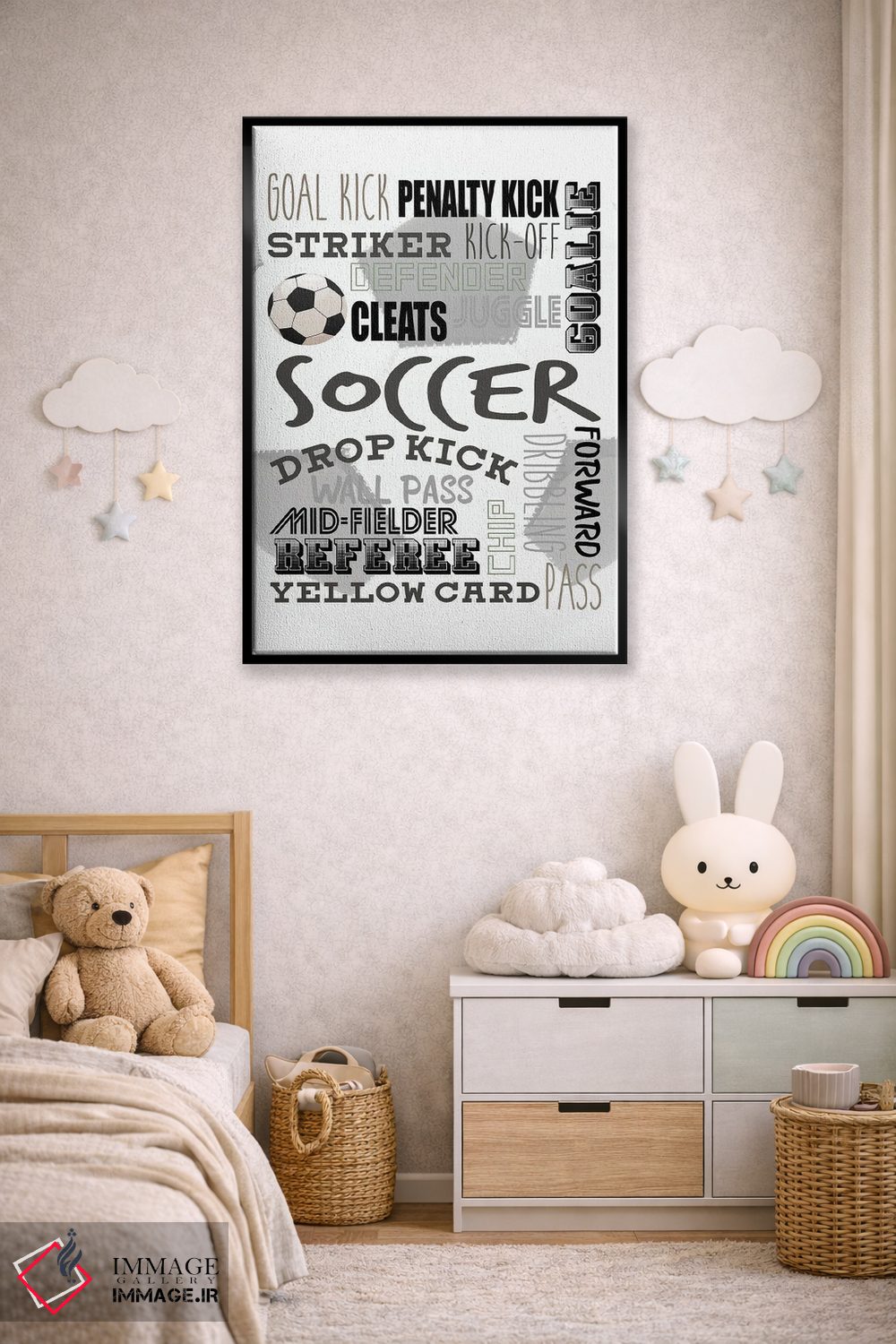 تابلو دکوراتیو ضربه دروازه اثر کیمبرلی آلن - D6B