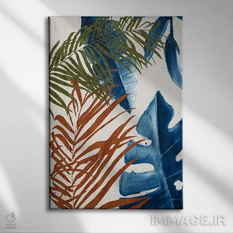 تابلو دکوراتیو زنگار گرمسیری II اثر کیمبرلی آلن - نمای روبهرو روی دیوار