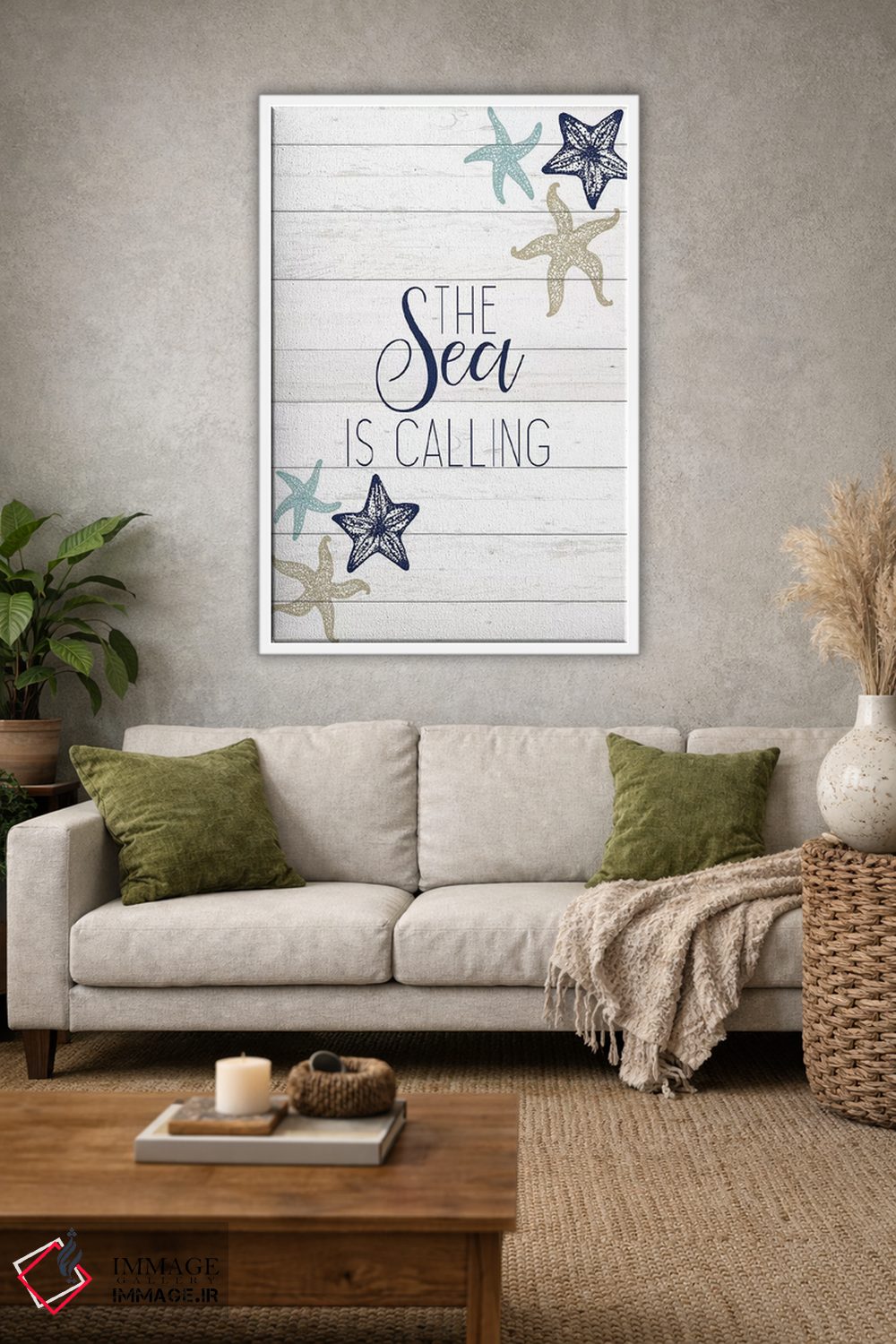 تابلو دکوراتیو دریا III اثر کیمبرلی آلن - D1W