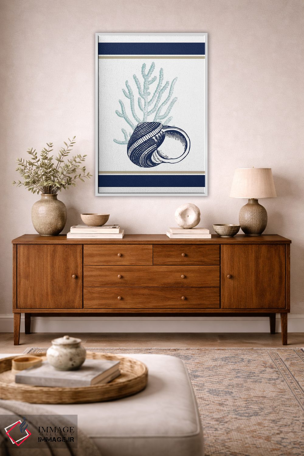 تابلو دکوراتیو دریا II اثر کیمبرلی آلن - D3W