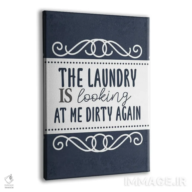 تابلو دکوراتیو رختشویی امروز III اثر کیمبرلی آلن - نمای پرسپکتیو محصول