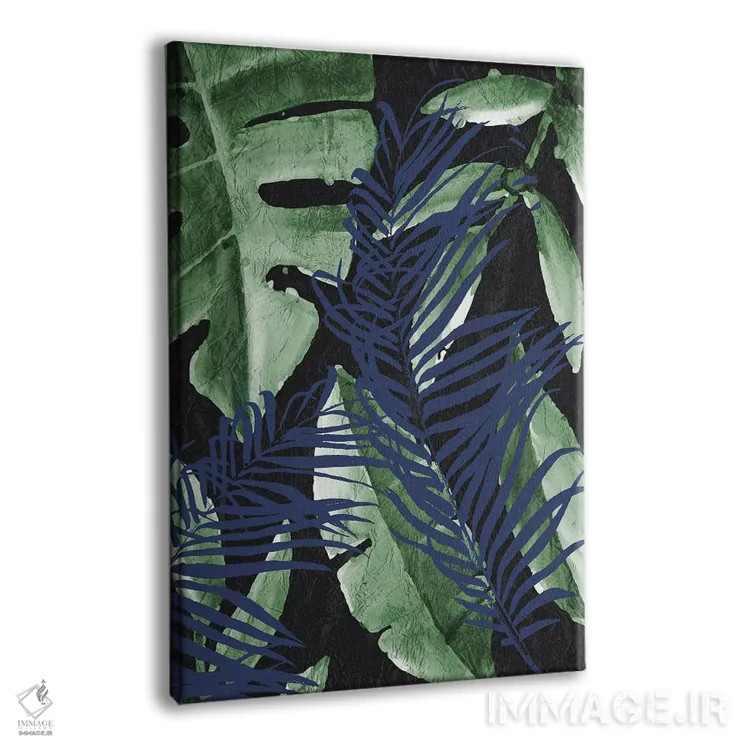 تابلو دکوراتیو نخل های گرمسیری ۱ اثر کیمبرلی آلن - نمای پرسپکتیو محصول