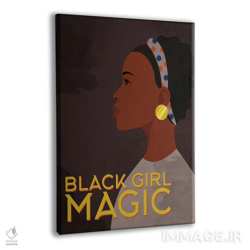 تابلو دکوراتیو جادوی دختر سیاه پوست اثر کیمبرلی آلن - نمای پرسپکتیو محصول