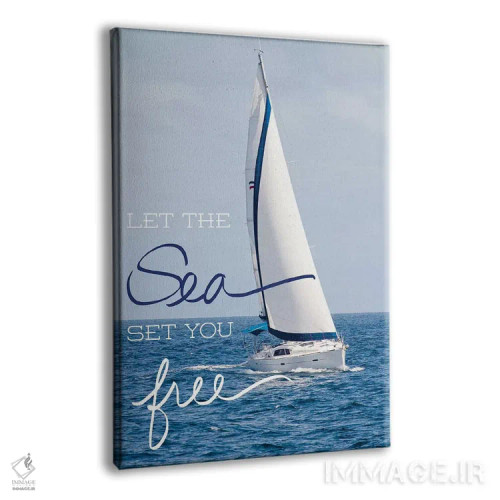 تابلو دکوراتیو بگذار دریا اثر کتی منسفیلد - نمای پرسپکتیو محصول