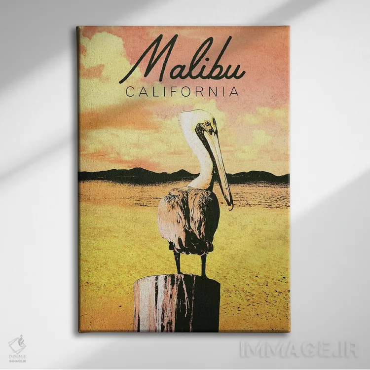 تابلو دکوراتیو California,مالیبو، کالیفرنیا اثر کتی منسفیلد - نمای روبهرو روی دیوار