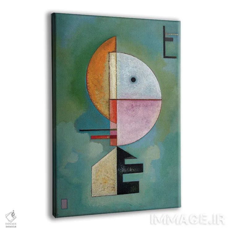 تابلو انتزاعی 1929,بالا رو، ۱۹۲۹ اثر واسیلی کانباورسکی - نمای پرسپکتیو محصول